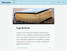 Tablet Screenshot of aletreando.com